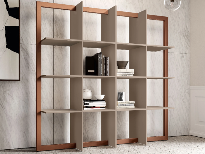 GATE - Open freestanding wooden and metal office shelving _ About Office